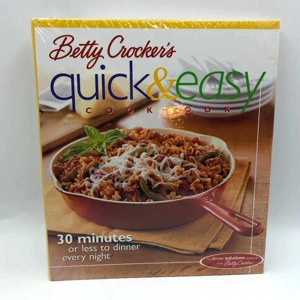 Betty Crocker Quick & Easy Cookbook NIP Dinner